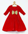 Red Sequins Gown