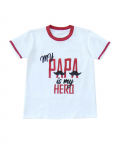 My Papa Is My Hero T-shirt