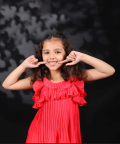 Gajjari Pleated Georgette Spaghetti Top
