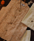 Champagne Nehru Jacket Set