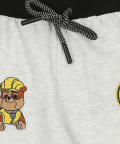 Paw Patrol Boys Cotton Joggers Trousers Track Pant In Off White