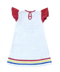 Superhero Dad Ruffle Dress