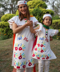 Butterfly Straight Kurta Set For Holi-Women