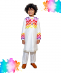 Abstract Colourful Kurta Set For Boys