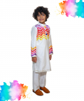 Abstract Colourful Kurta Set For Boys