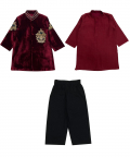 Royal Tiger Patched Sherwani Set