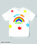 Hurray Happy Holi Rainbow T-Shirt
