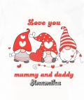 Printed Valentine Gnomes T-shirt