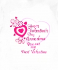 Printed Valentine Pink Heart T-shirt