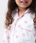 Personalised Hearts Pajama Set