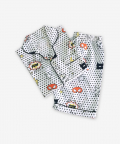 Personalised Organic Superhero Shorts Set For Kids