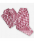 Personalised Classic Red Gingham Pajama Set For Women