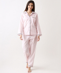 Personalised Classy Pink Pajama Set For Women