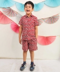 Red Elephant Delight Co-ord Set