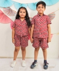 Red Elephant Delight Co-ord Set