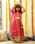 Magenta Lehenga Choli Set 