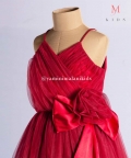 Maroon Bow Gown