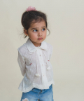 White Pintucks Shirt