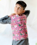 Grey Kurta Jacket Set 