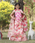 Chanderi Cotton Printed Lehenga Choli With Dupatta 