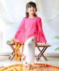 Bandhej Handpainted Plazzo Set
