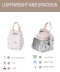 Miniware Mealtote Insulated Lunch Bag Golden Swallow Pink