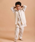 Kala Kurta Salwar Set With Embroidered Waist Coat