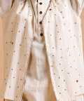 Kala Kurta Salwar Set With Embroidered Waist Coat