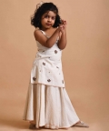 Kala Cotton Skirt With Hand Embroidered Kurta