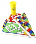 Mini 2 In 1 Ludo Play Mat Fold-Able Stretchable Board Game