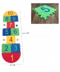 Hopscotch Floor Play Mat Interlocking Non-Toxic 10-Piece