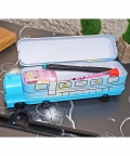 Train Engine Shape Double Layers Geometry Box