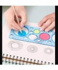 Geometric Stencil Design Ruler Scale Drafting Tools Sets
