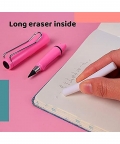 Plastic Clip Inkless Pencil With Eraser For Kids Pack Of 3