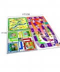 Snake Ladder Chota Bheem Printed 3 In 1 Jumbo Mat Board Game