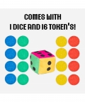 Traditional Indian Parcheesi/Pachisi/Chopat Ludo Play Mat
