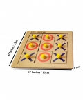 Portable Tic Tac Toe Wooden Educational Aid And Learning Toy