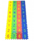 Mini Puzzle Foam Mat , Learning Alphabet And Number Mat