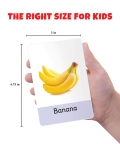 My First Fruits Flash Cards-36 Cards - Fun Learning Game 
