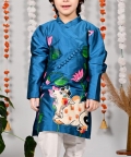 Cow Motif Kurta Set