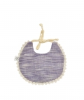 New Born Cotton Reversible Bib Set Very Berry