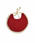 New Born Cotton Reversible Bib Set Very Berry