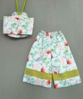 Floral Print Co-Ord Set With 3D Flower
