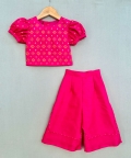 Brocade Embroidered Palazzo Set