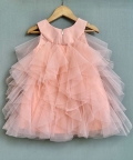 Soft Net Tulle Dress with Owls