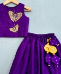 Hand Embroidered Butterly Lehenga Set