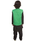 Green Side Cut Nehru Jacket