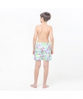 Neon Limes And Leaves Fun In The Sun Shorts