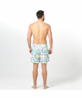 Neon Limes And Leaves Fun In The Sun Shorts