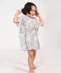 No Drama Llama Blue Kaftans For Girls